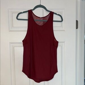 Lululemon Athletica Burgundy Tank Top